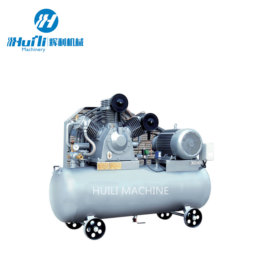 Mobile Air-compressor 2HP Piston Type Belt Driven Air Compressor Reciprocating Double Piston Air