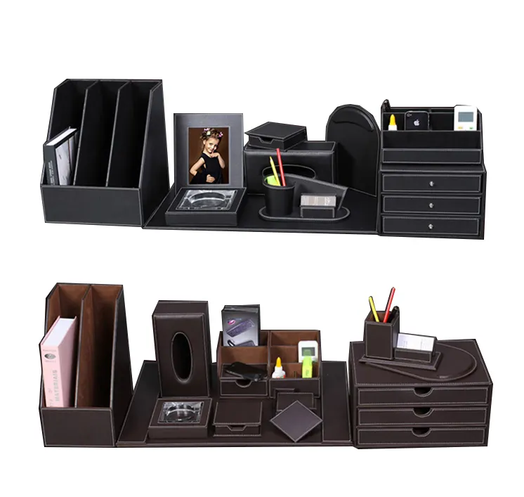 Wholesale High Quality Handmade Fashion desk supplies office organizer set