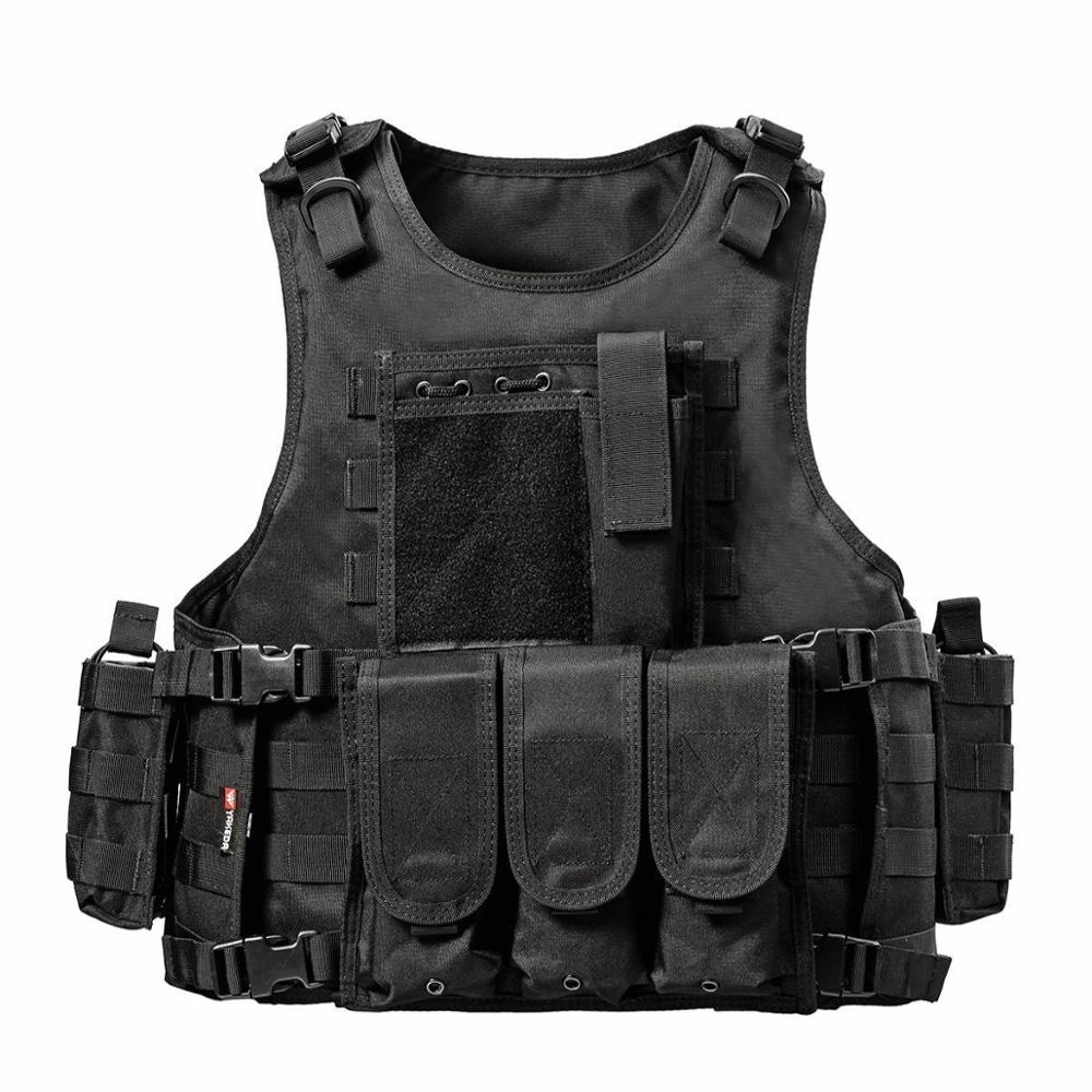YAKEDA полицейский мягкий пуленепробиваемый несущий жилет tactique airsoft Combat Molle тактический жилет chaleco tactico militar