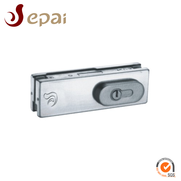 Epai E-050 латунный цилиндр нижний замок установки патча распашные стеклянные двери блокировка углу патч