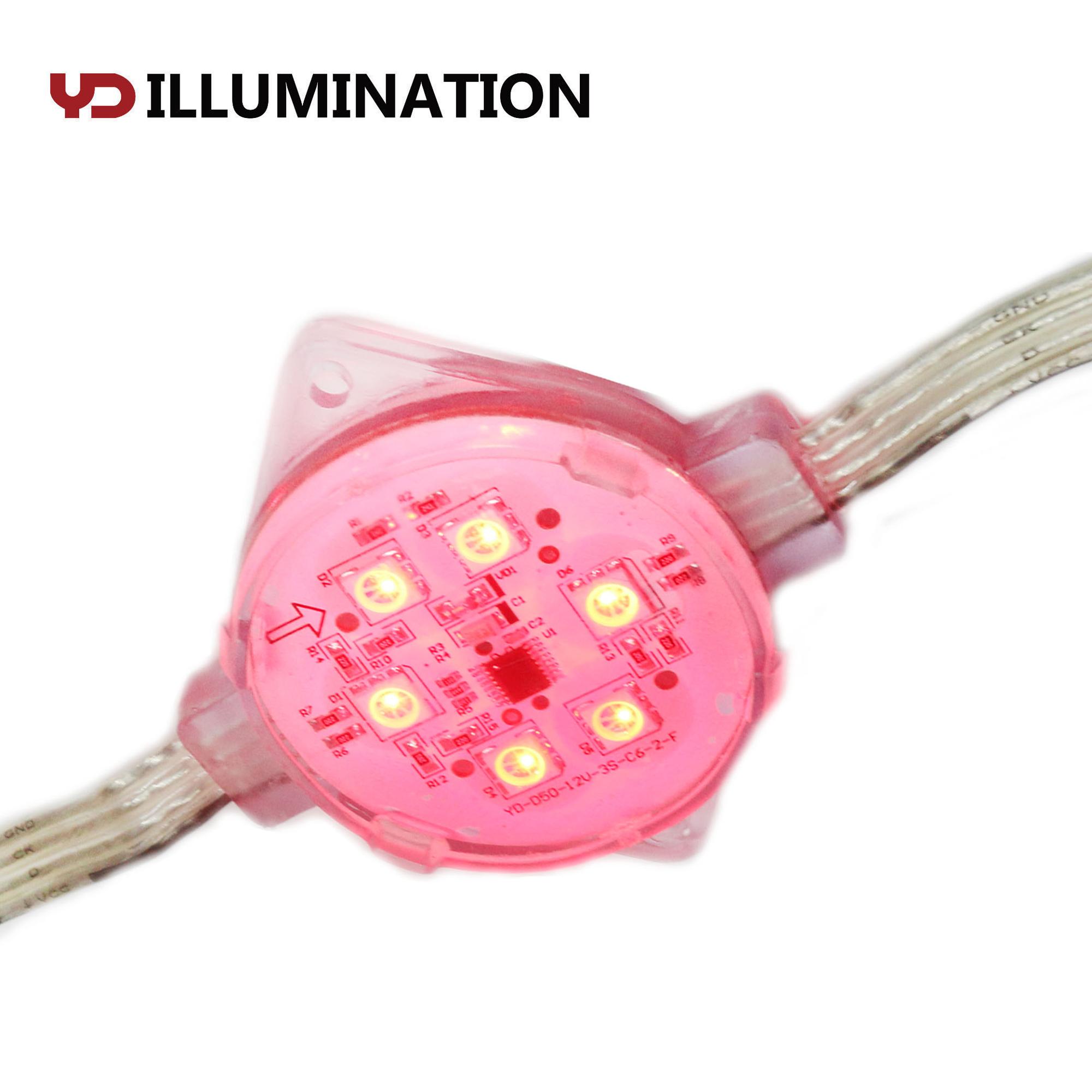 Ws2811 светодио дный матрица rgb светодио дный пикселей огни tls3001 для освещения моста