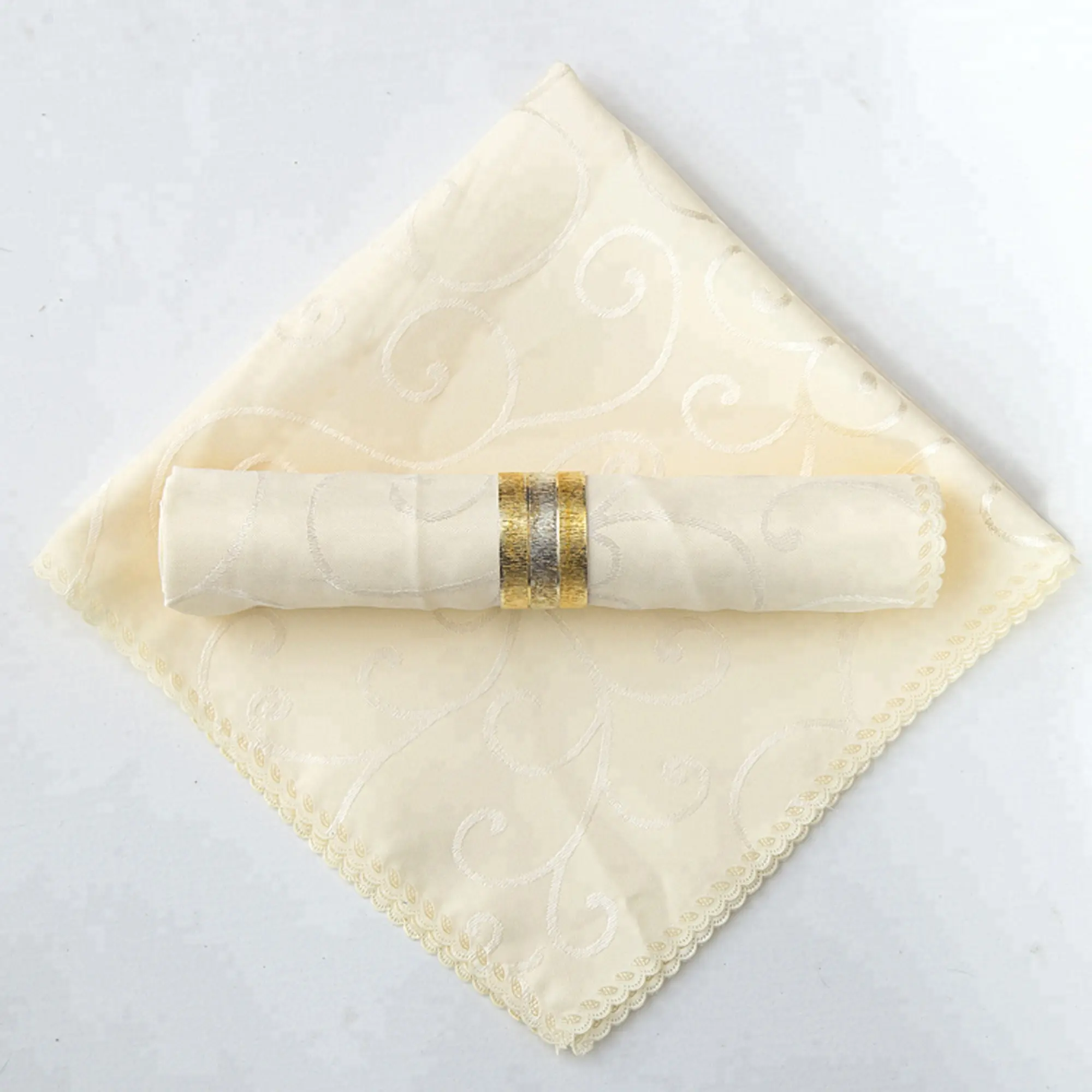 Various jacquard luxury polyester napkin for star hotels