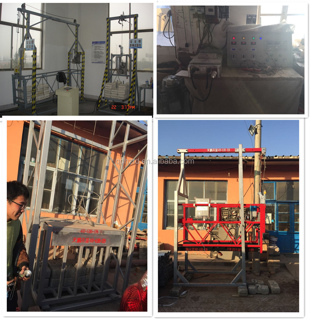 Zlp630 Galvanized Suspended Platform Gondola Scaffolding