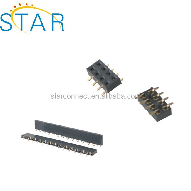 1.27, 2.0, 2.54, 3.96, 5.0, 5.08mm pitch smt smd type female header