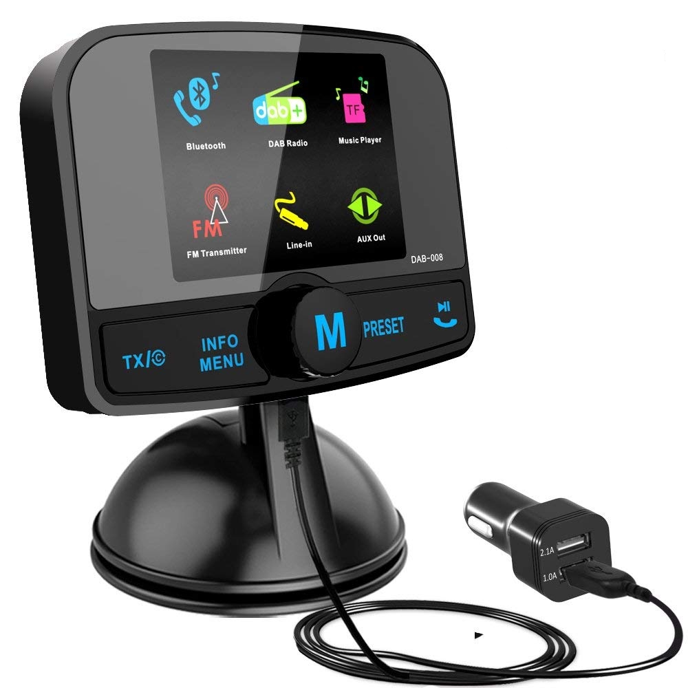 Оптовая продажа Bluetooth автомобильное зарядное устройство приемник DAB +/DAB цифровой беспроводной Bluetooth FM-передатчик