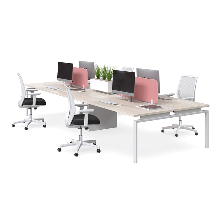 Office furniture 6 people combination office desk open work station staff workstation laptop working table