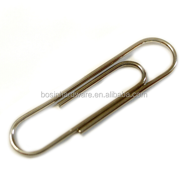 Fashion High Quality Metal Nickel Plated Steel Paper Clips