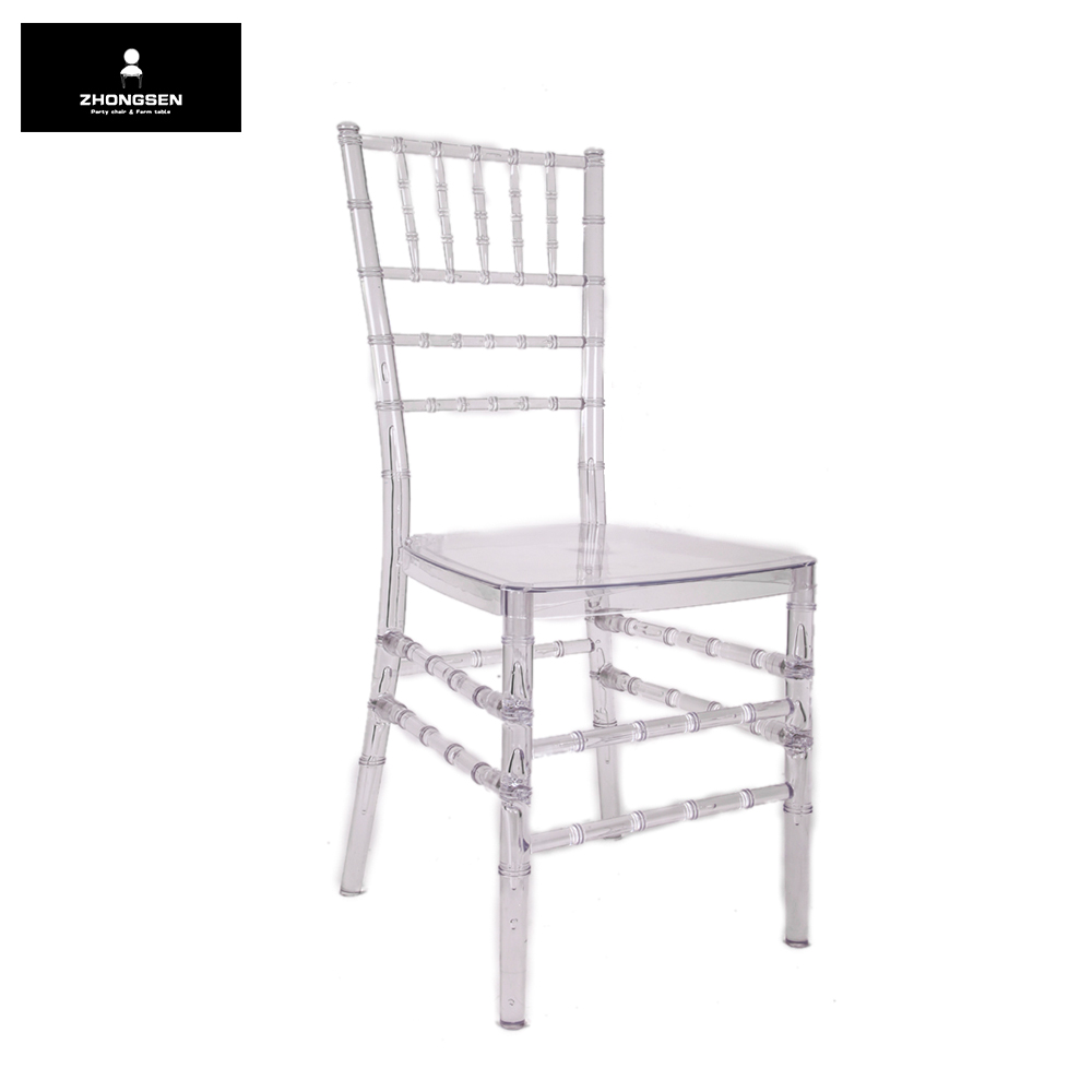 Оптовая продажа ясная свадьба стулья chiavari для наружной садовой Вечерние
