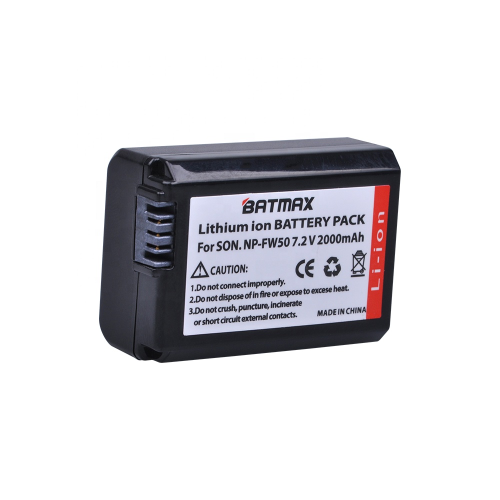 Аккумулятор Batmax 2000mAh NP-FW50 NPFW50 NP FW50 для Sony Alpha a33,a35,a37,a55,SLT-A33,SLT-A35,SLT-A37,SLT-A37K,SLT-A37M,SLT-A55