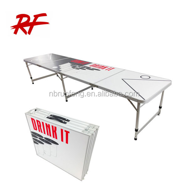 8 футов, складной beer pong Таблица, пластиковые складные beer pong Таблица