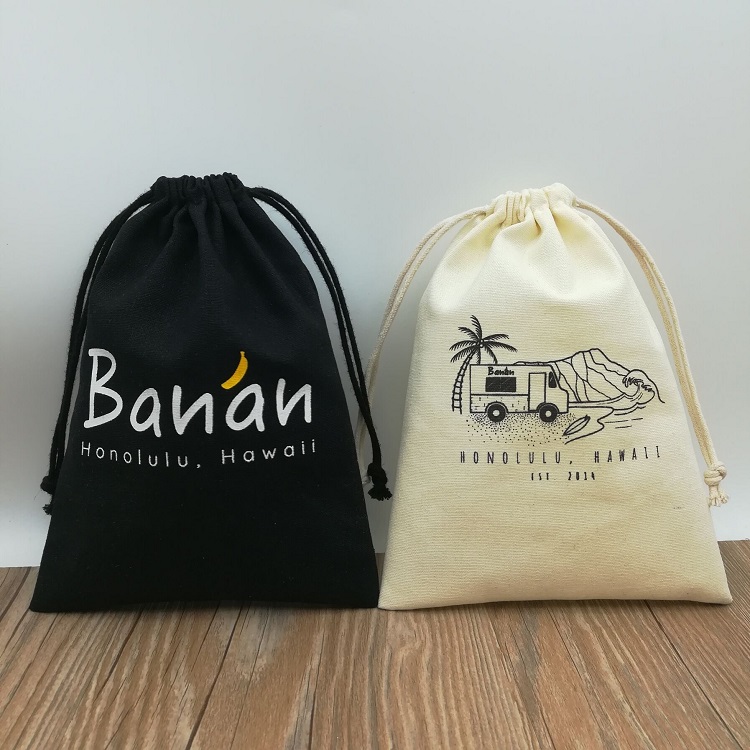 Пользовательские хлопок белье Подарочная Упаковка Drawstring сумка с логотипом