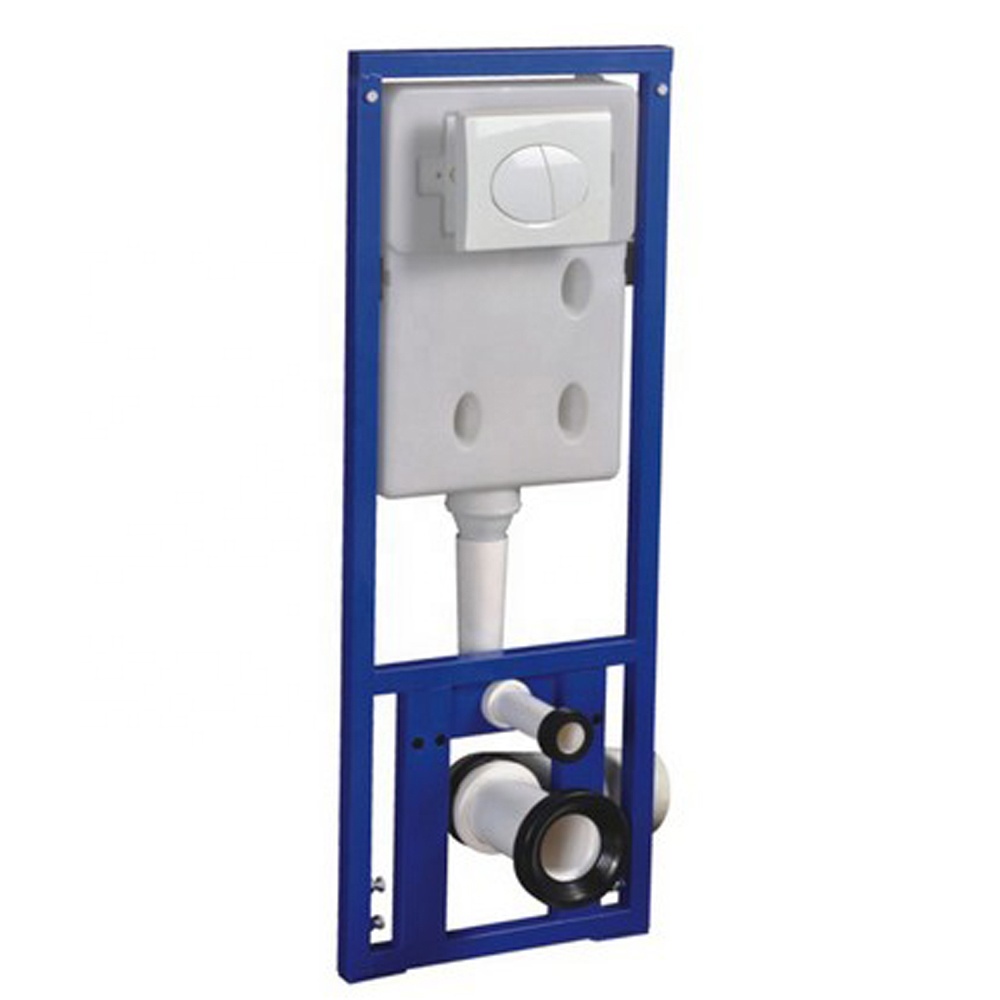 100DL Hidden Toilet Tank with Blue Steel Frame