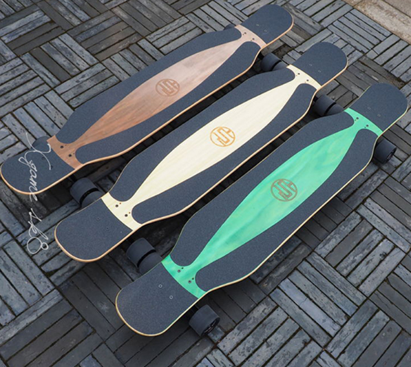 dancing longboard 7 ply100%Canadian Maple Material and Skateboard Parts Type 27 inch nickel boards skateboard