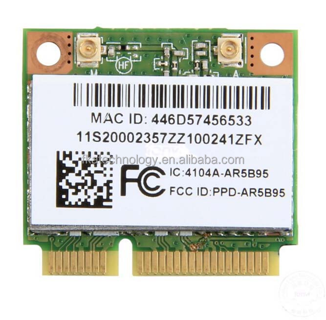 Совершенно новая беспроводная Wi-Fi карта Atheros 9285 AR5B95 AR9285 802.11b/G/N 150 Мбит/с, PCI-E для IBM Z380 Z385 Z580 Z585