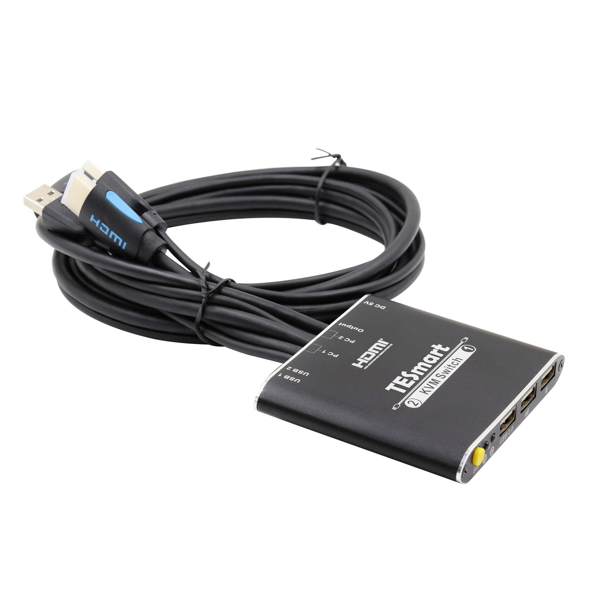 Tesla smart USB кабель KVM Switch HKS0201C10 - KVM switch - 2 порта