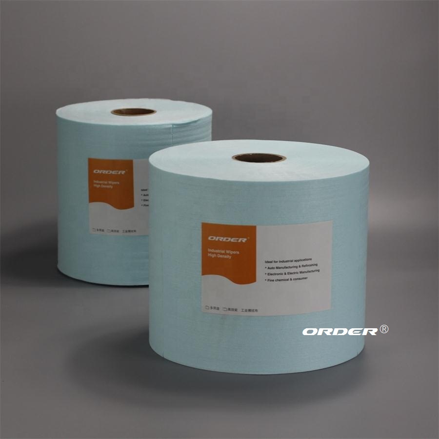 Mechanical parts extractive cellulose polyester absorbs oil microfiber nonwoven Dust-free cleaning rags