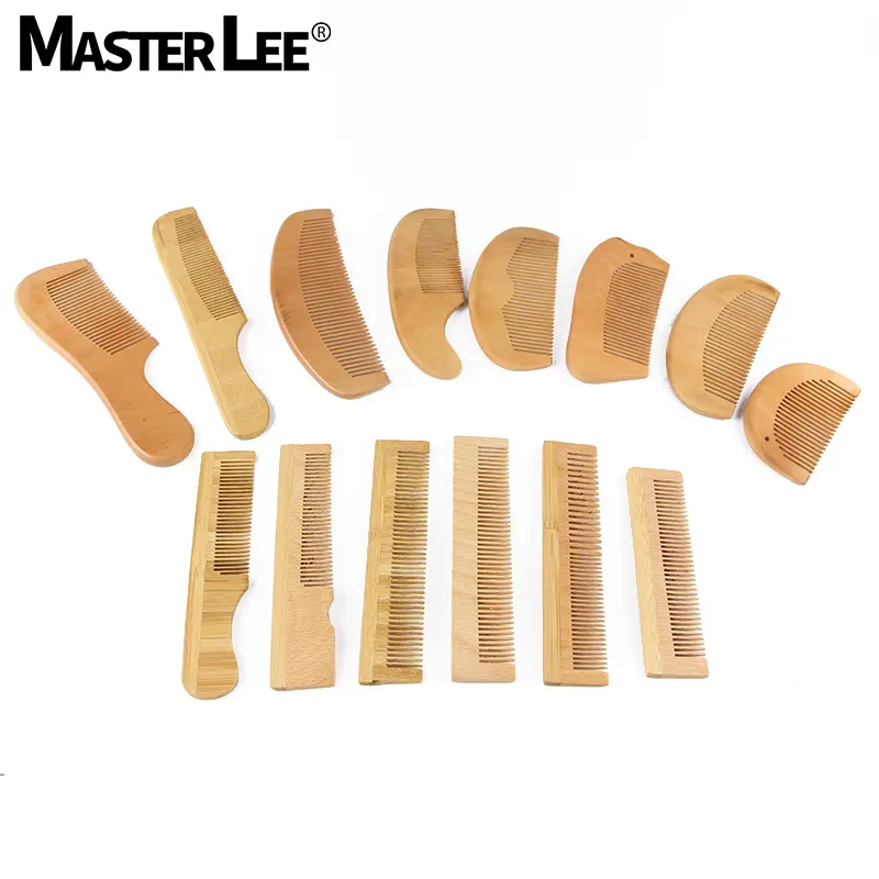 Chinese lice comb hotel disposable bamboo brush good quality wooden wide tooth comb with cheap price
