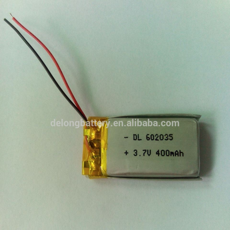 602035 литий-полимерный аккумулятор 3,7 V 400mAh