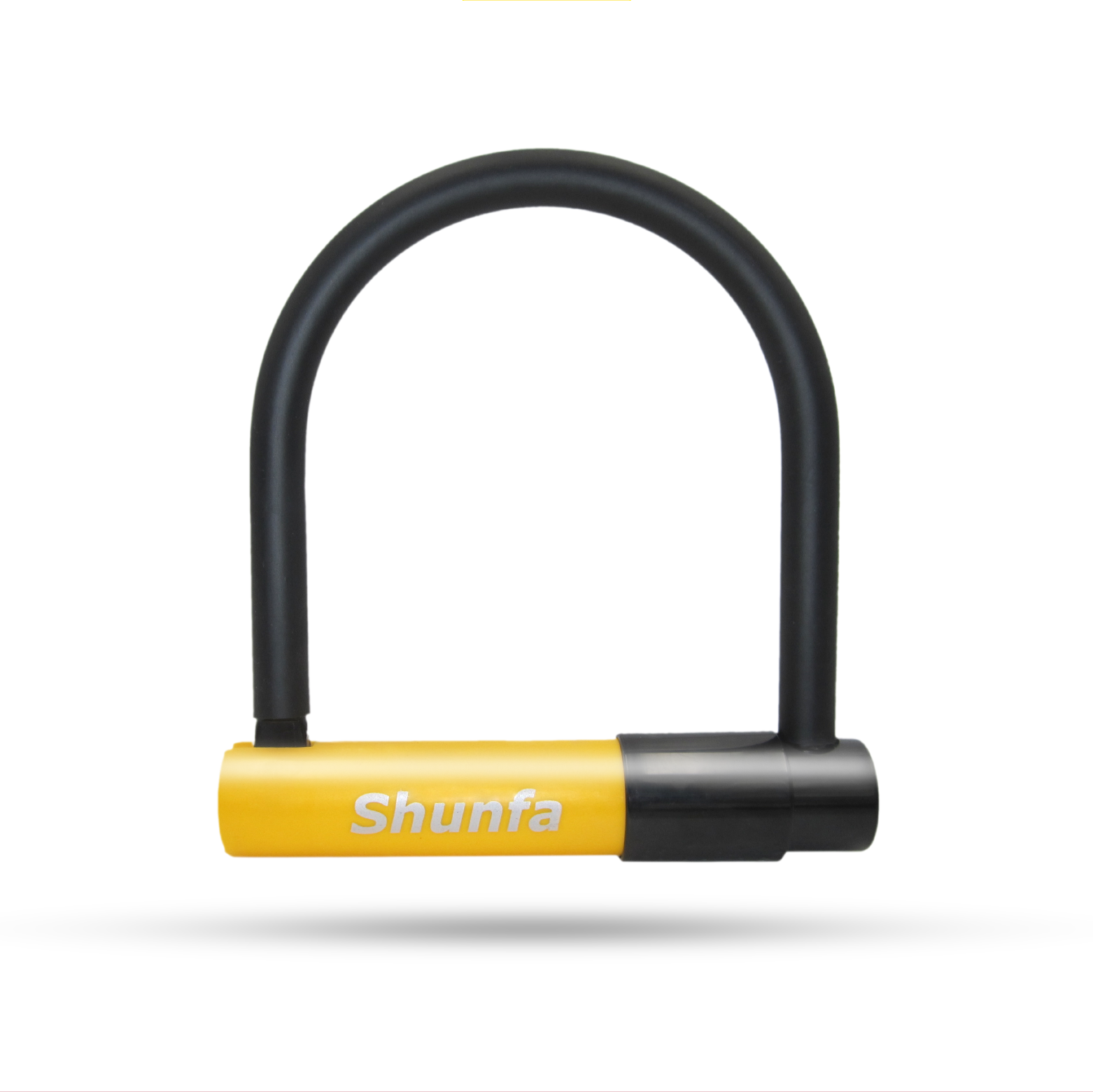 antitheft high quality 14mm alloy shackle lock for bicycle and motorcycle with keys