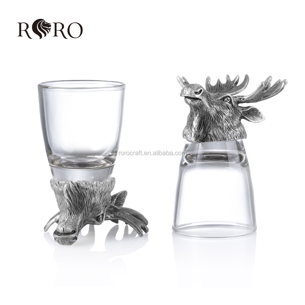 Хрустальный бокал RORO 2 # ELK с гальванизацией, бокал для вина, бокал для стрельбы