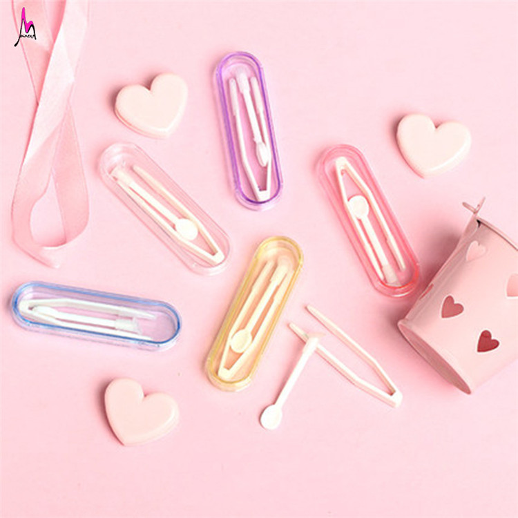 Fashion Contact Lens Case Accessories Cute Contact Lens Case With Tweezer