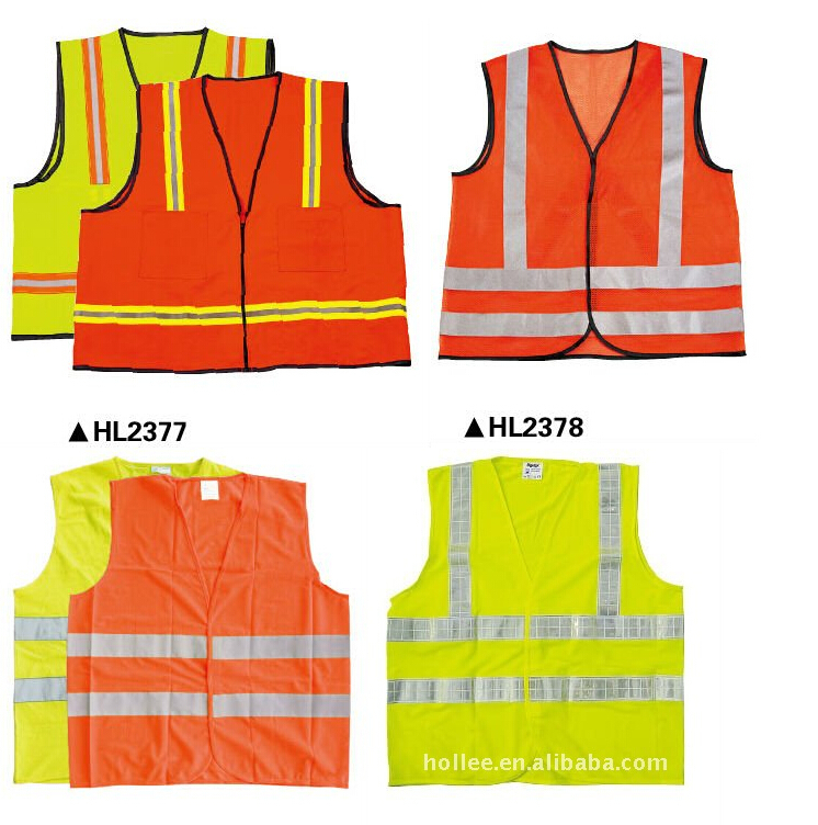 Стройка мужская hi-viz черный и желтый и оранжевый и синий заказной светоотражающий жилет безопасности с логотипом с карманами