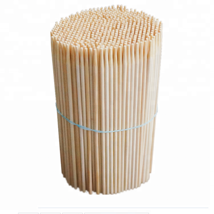 Wholesale bamboo sticks bbq skewers round bamboo sticks