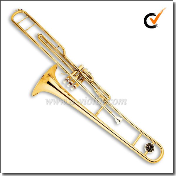 Bb Key золотой лак Alto Trombone с мягкой сумкой (TB9003G)
