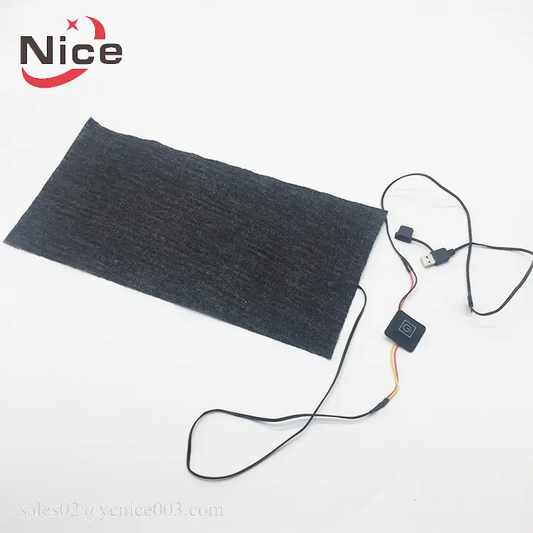 5v Far Infrared Carbon Fiber Heating Elements For Clothes Heater Pad