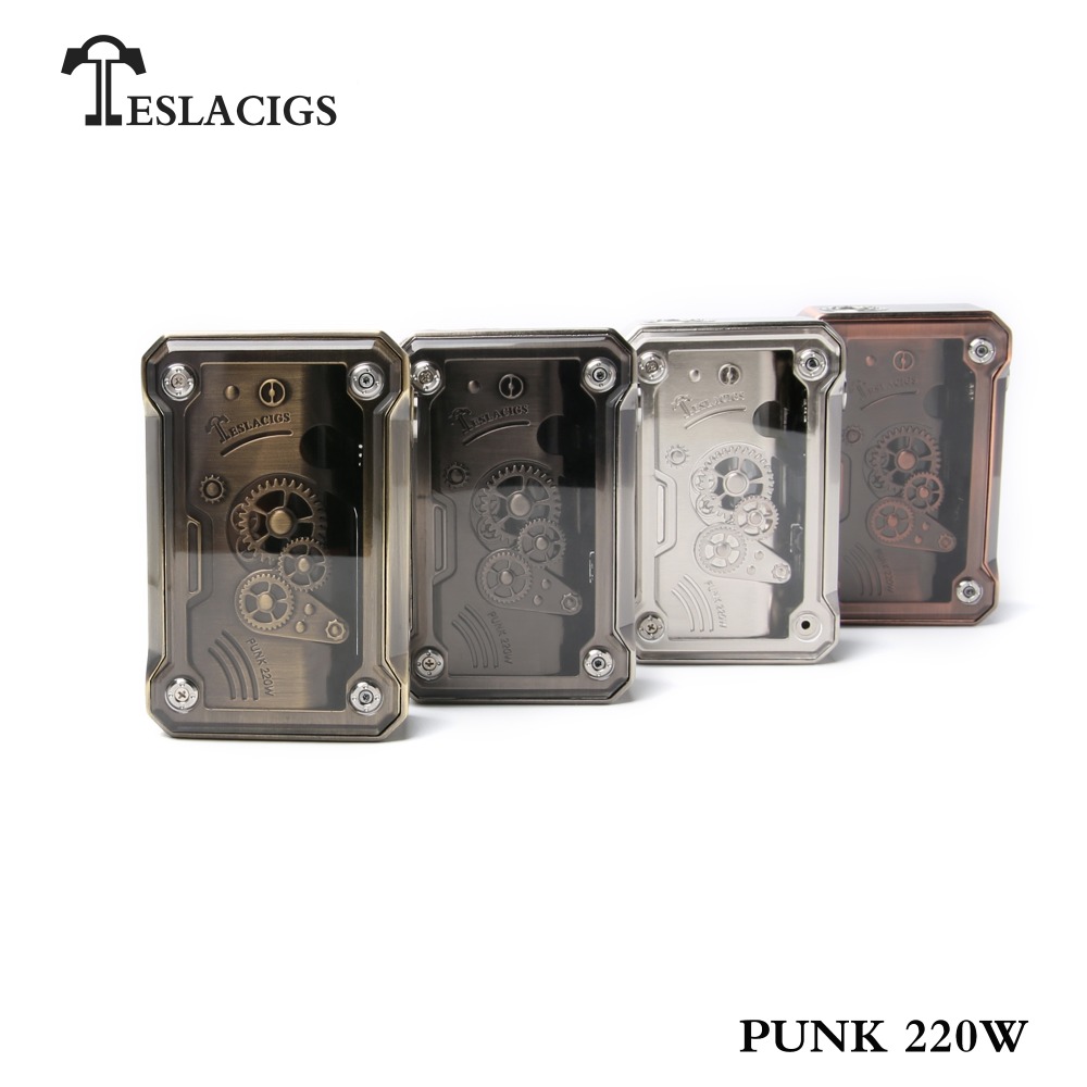 Китайский производитель электронных сигарет Tesla PUNK 220W, лучший мод для вейпа