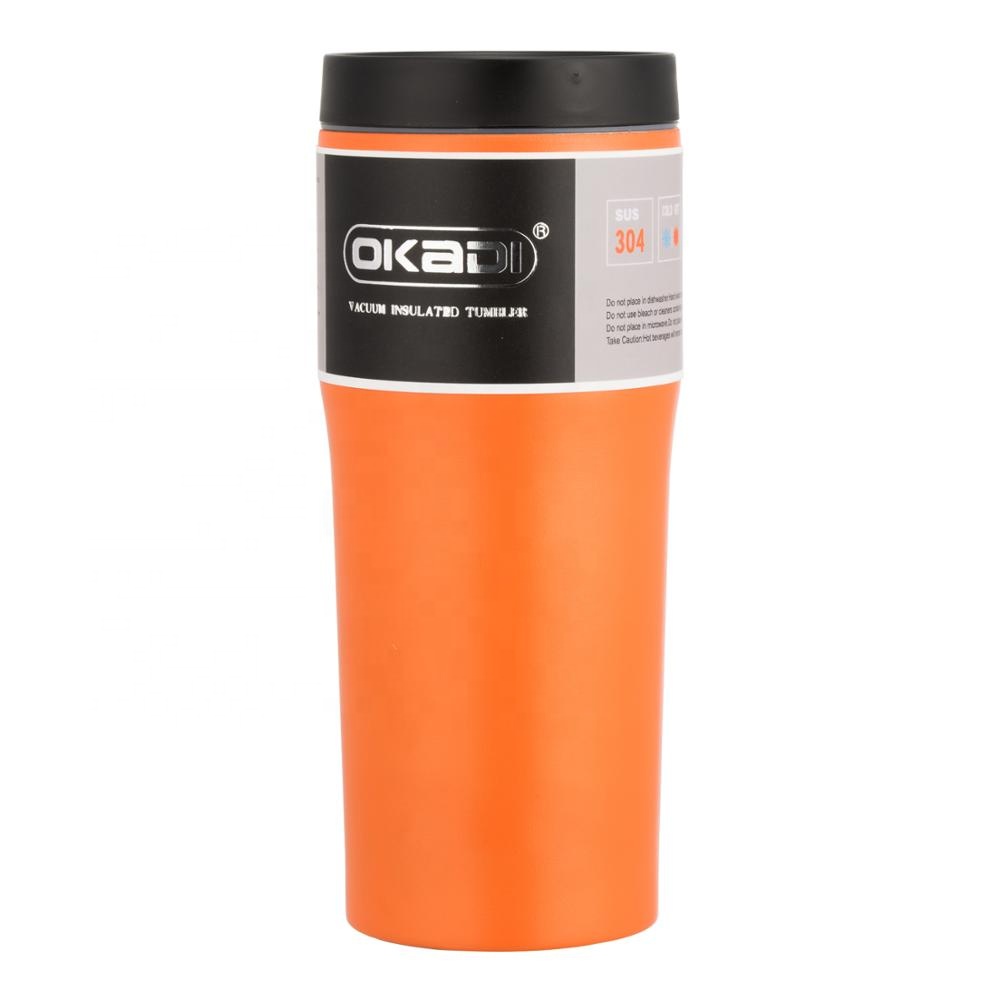 Amazon Top Seller 2018 16oz Double Walled Stainless Steel Travel Mug Tea Tumbler Wholesale