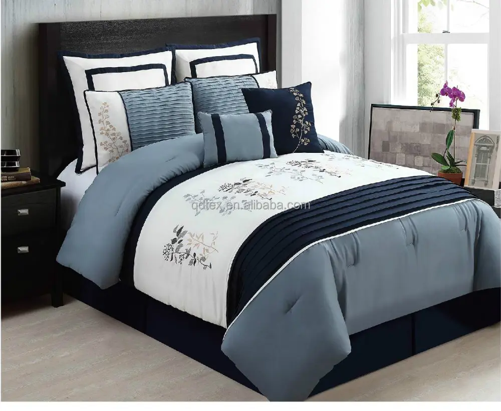 High quality colorful cheap bedding set Chinese designer comforter set
