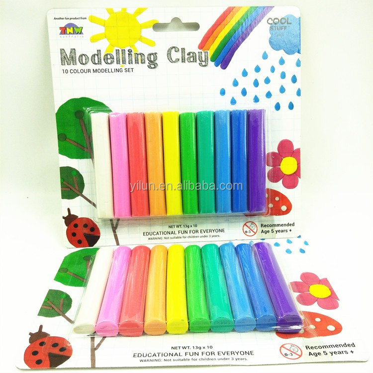 10 colors Children's educational toys color box Plasticine children's early education toys