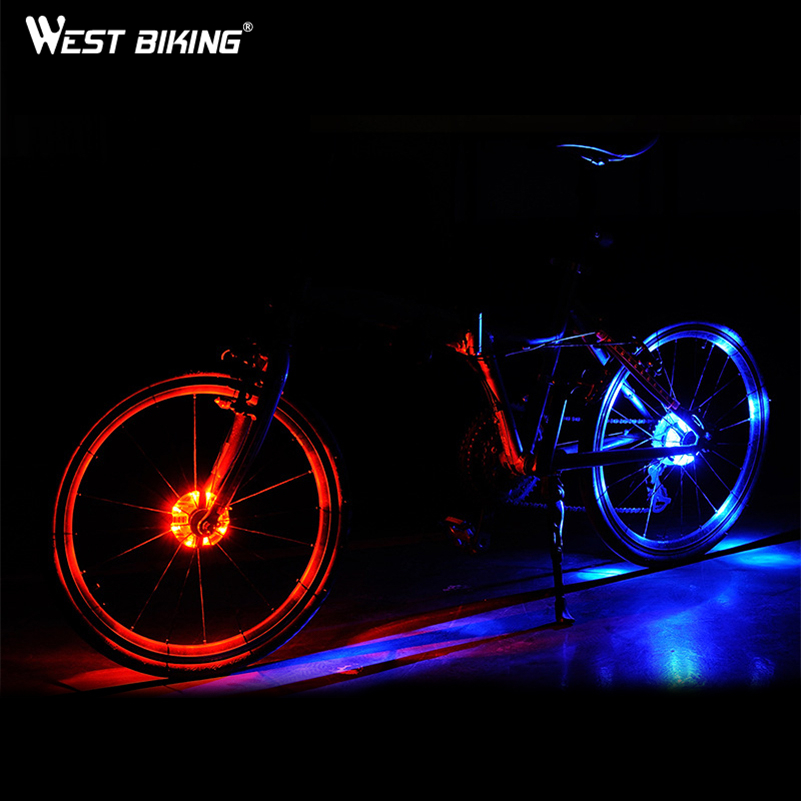 Водонепроницаемый светодиодный задний фонарь WEST BIKING с usb-зарядкой, задний фонарь для велосипеда, безопасные светодиодные велофонари