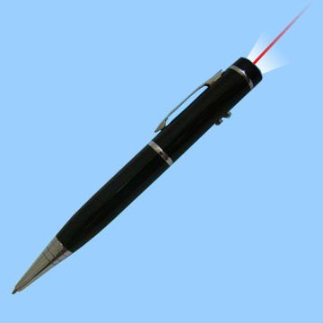 Usb-ручка с подзарядкой с красной лазерной указкой и светодиодной подсветкой
