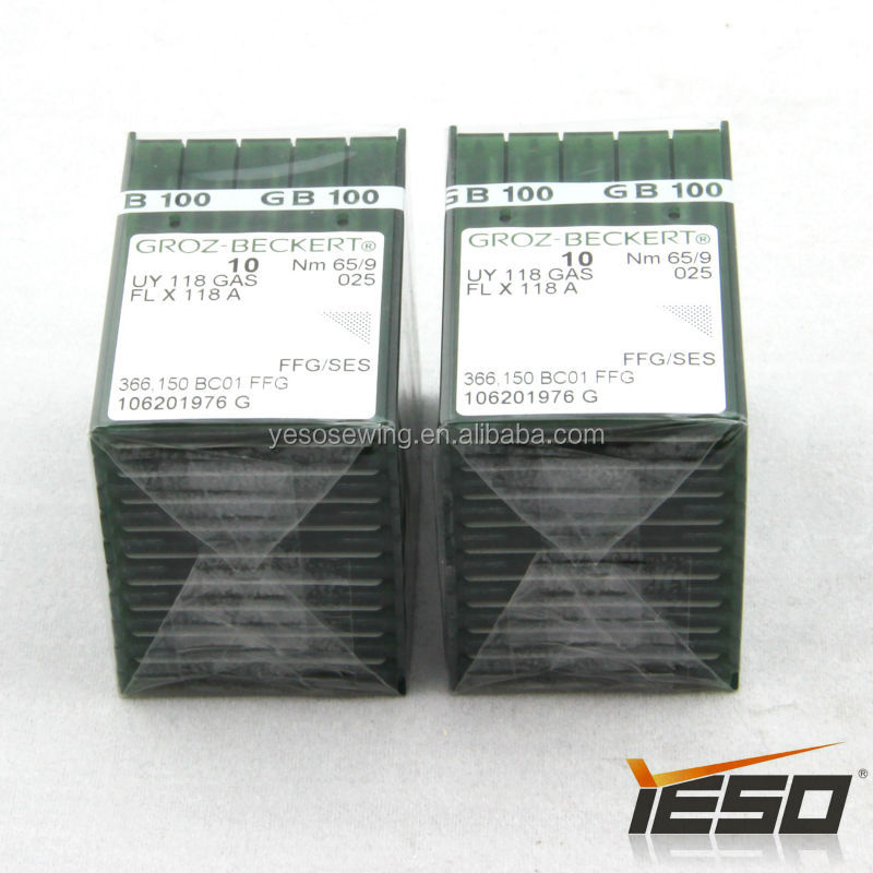 Игла для шитья UY118GAS FLx118A Nm 65/9 Groz-Beckert, сделано в германии