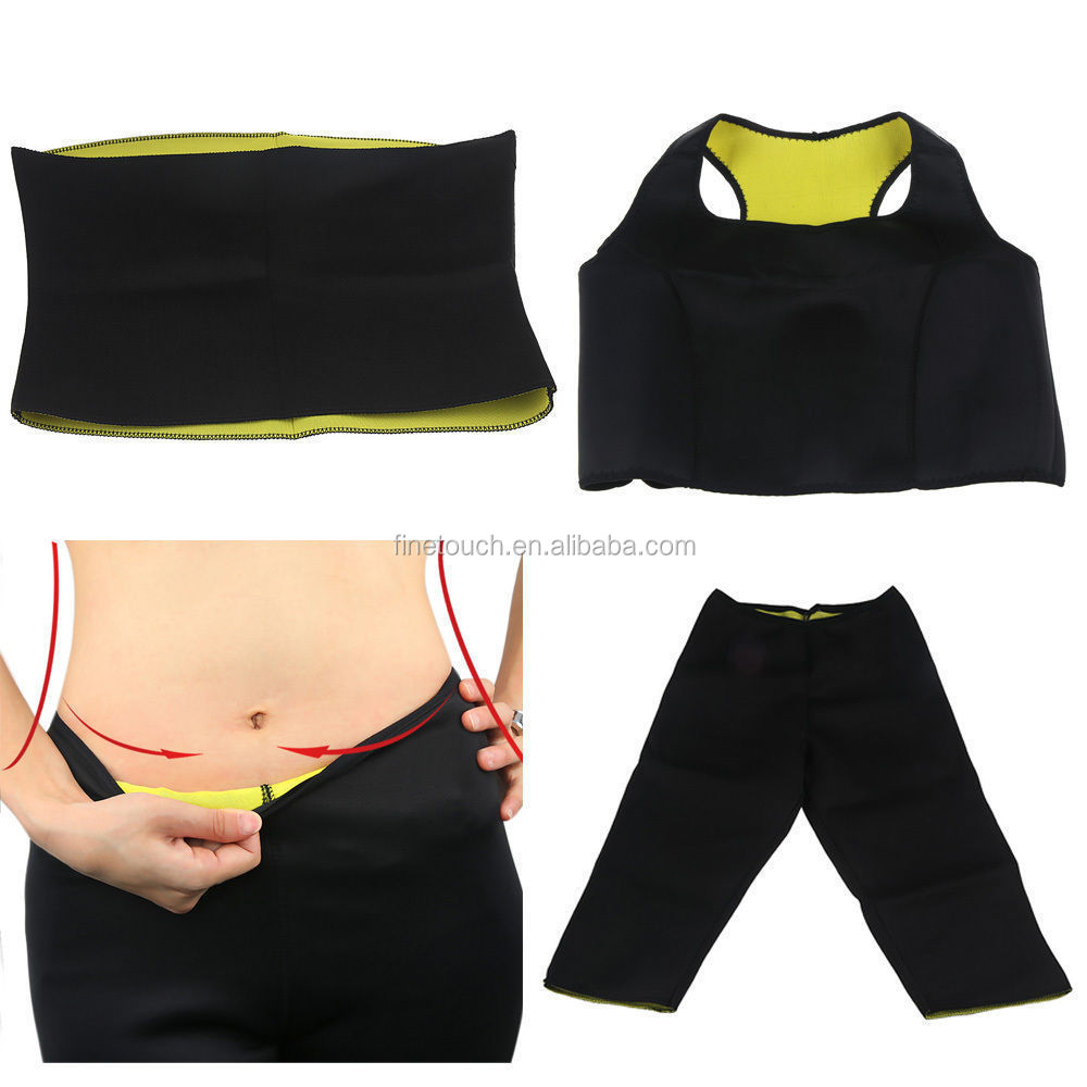 Neoprene waist belt slimming pants yoga vest for woman