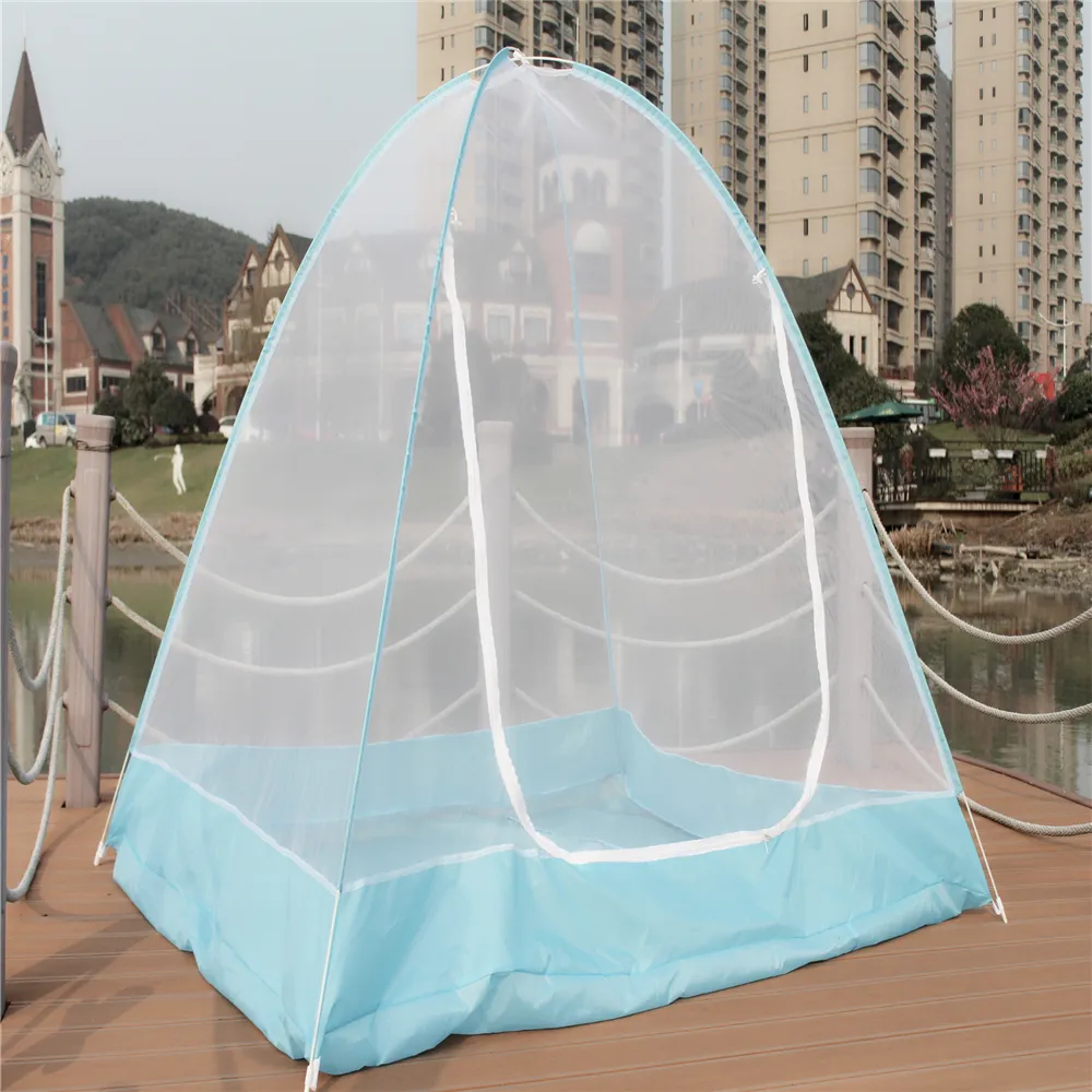 double bed fiber glass pop up mosquito net