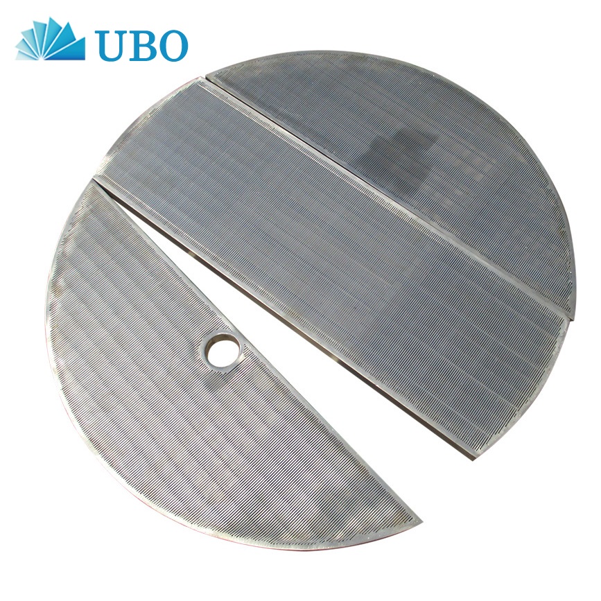 Stainless steel Johnson profile v wire beer mash tun screen panel