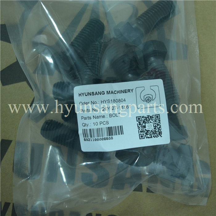 Болт для 20Y-27-11561 20Y2711561 BR480RG-1