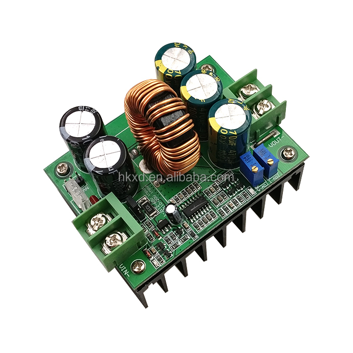 Модуль DC-DC 1200W Регулируемый повышающий постоянный ток энергии ветра солнечный регулятор заряда Автомобильный светодиодный драйвер Step Up модуль питания
