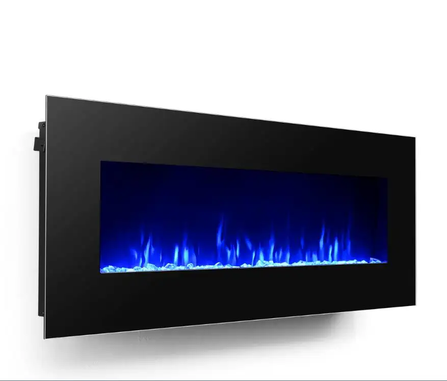 50 Inch decor flame modern decorative remote control Wall Recessed Wall mounted Electric Fireplace