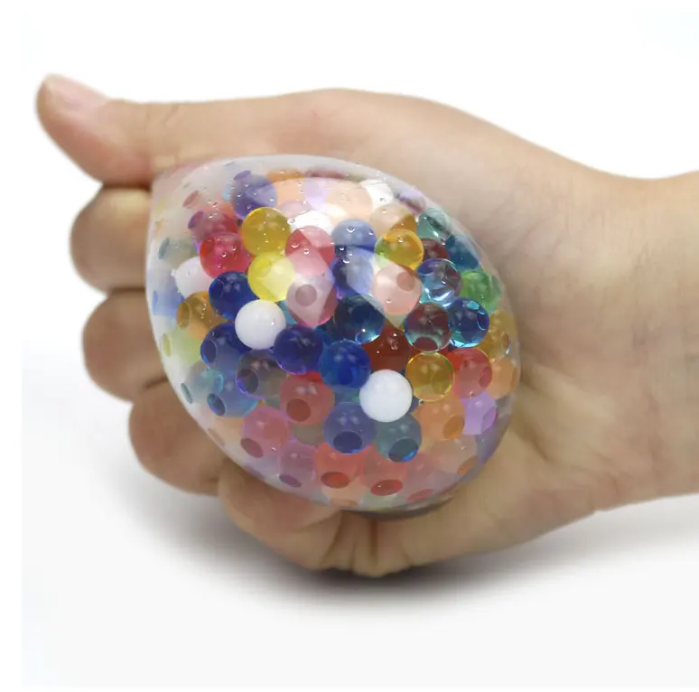 7CM colorful Mesh Squishy Squeeze Ball toy