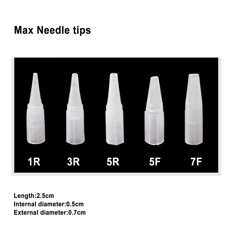 BL Tattoo Needle Tips Disposable Eyebrow Tattoo Needles Cap For Permanent Makeup Microblading Tattoo Accessories