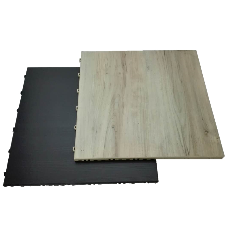 Durable interlocking event deck portable plastic dance flooring