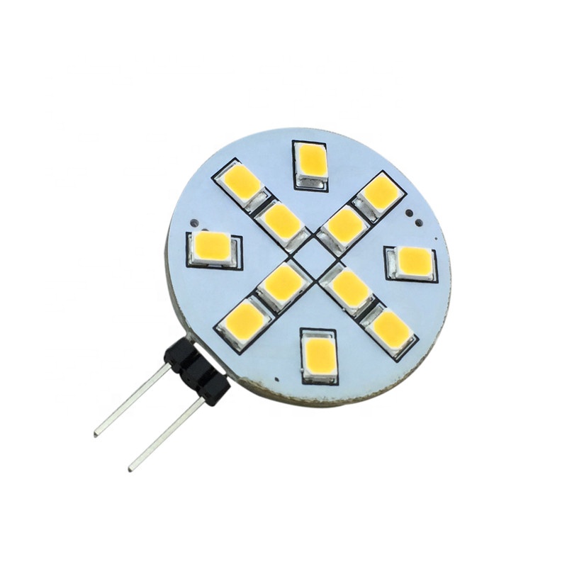Ra80 ce rohs 12 шт. 2835 SMD теплый белый 2600-2800K Диммируемый 2 Вт g4 светодиод 12 В