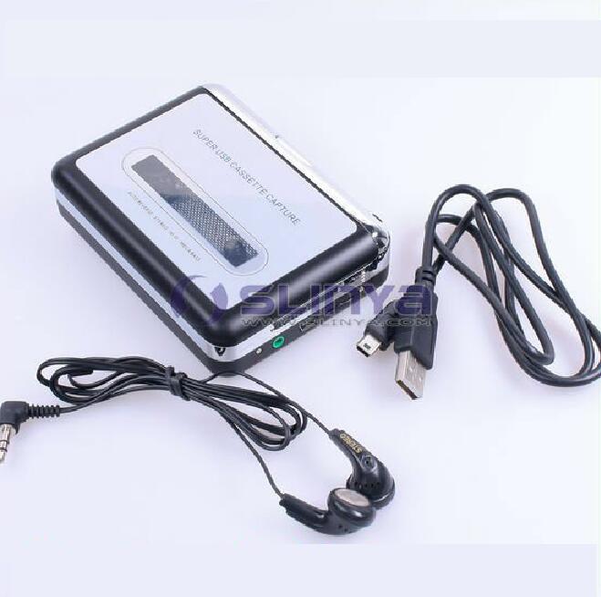 Автомобиль клейкие ленты к ПК Супер USB кассеты MP3 конвертер Захват аудио музыкальный плеер