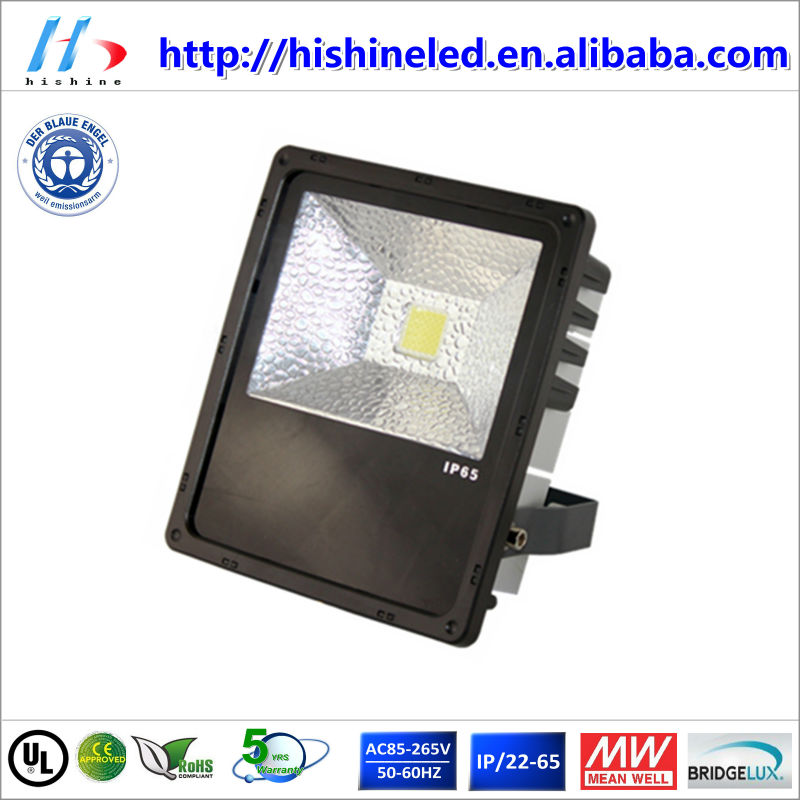 высокое качество bridgelux чипов 50w привело свет потока напольный