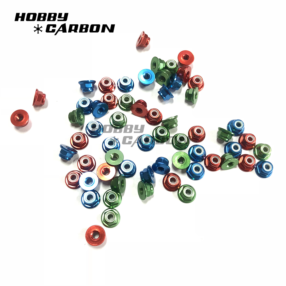 OEM Colorful Nylon Lock Nut and Aluminum Nut with flange For Carbon Frames nut & seed oil expeller oil press