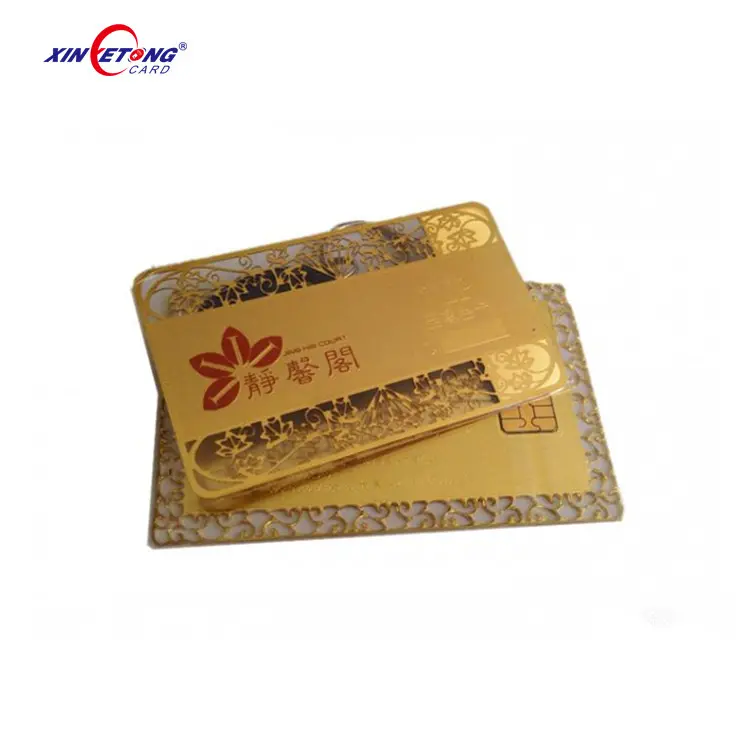 Высококачественный дизайн металлических визитных карточек